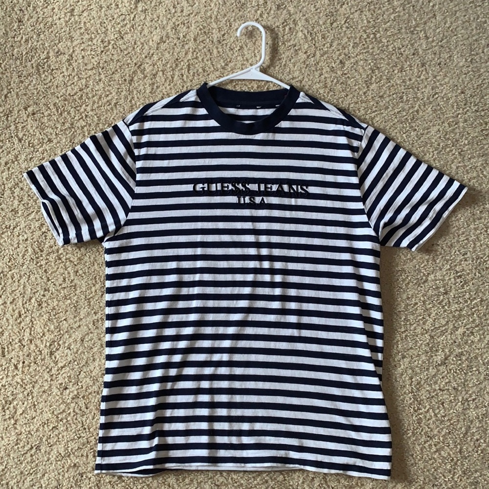 A$AP ROCKY X GUESS COLLAB STRIPED TEE